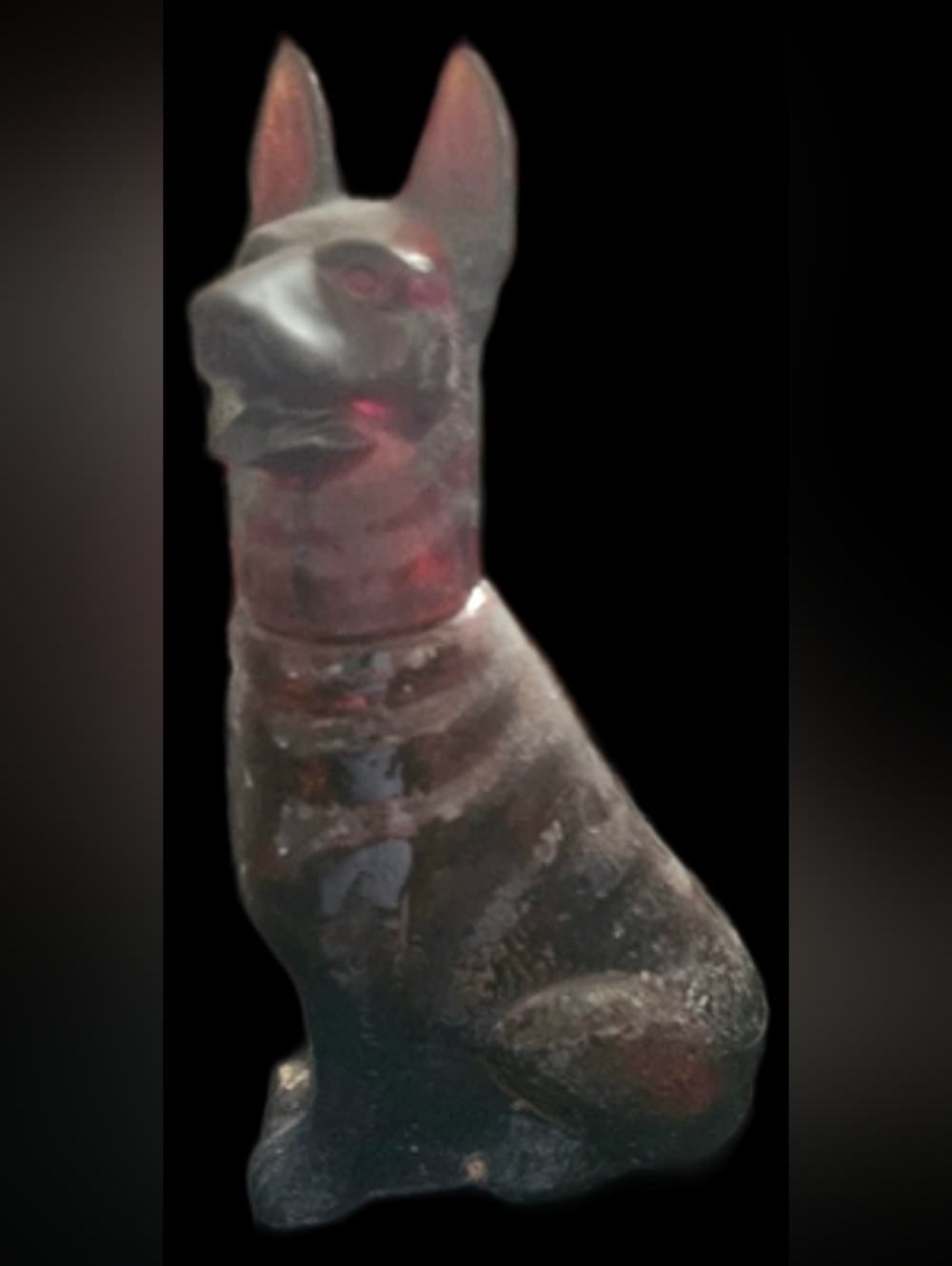 Vintage Avon Cologne Bottle/ German Shepherd